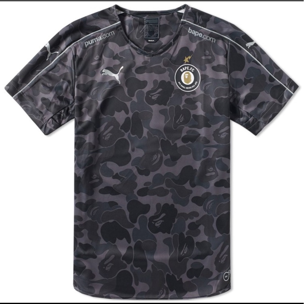 *RARE* BAPE X Puma Collab Camo Jersey